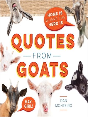 cover image of Quotes from Goats
